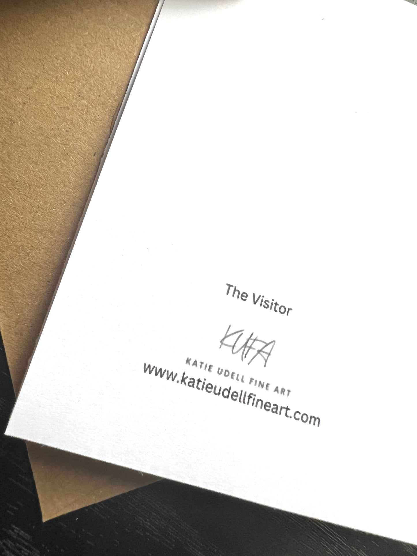 Notelet Multipack. ‘The Visitor’