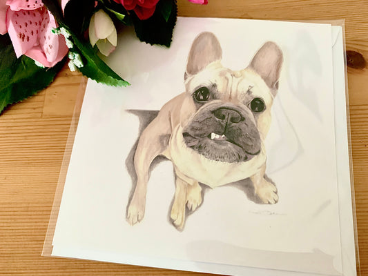 ‘Frenchie’ Greetings Card