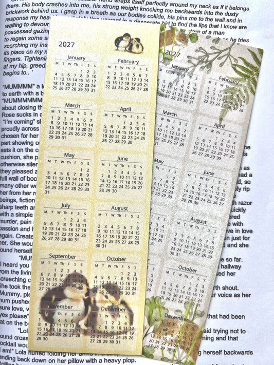 Calendar Bookmark (2027)