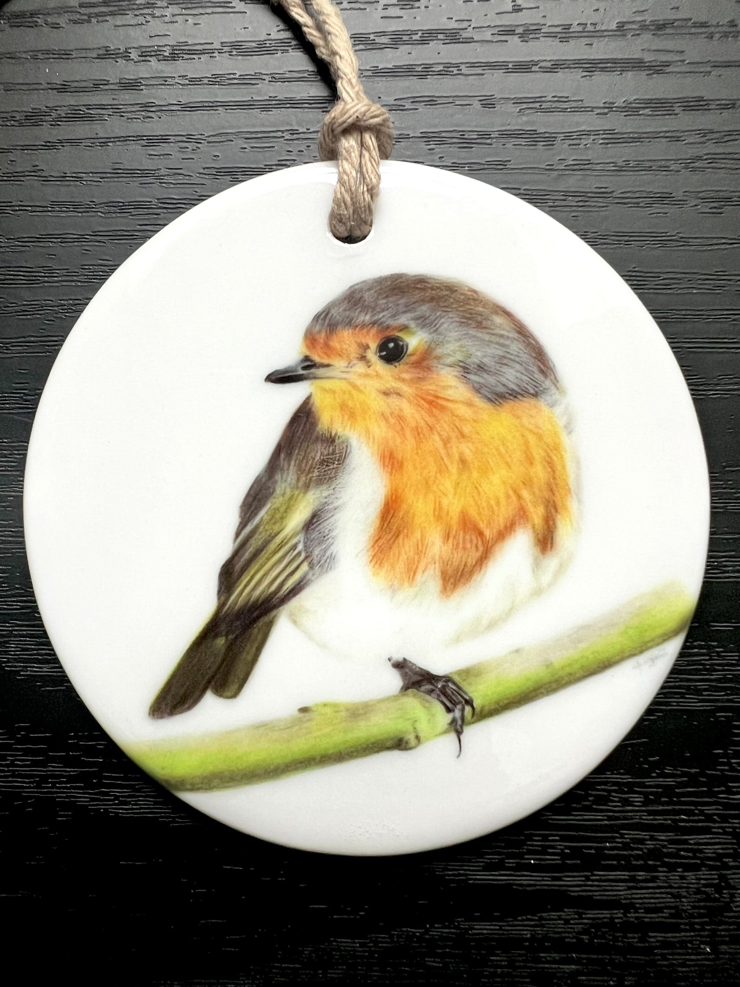 Ceramic Decoration. ‘The Visitor’