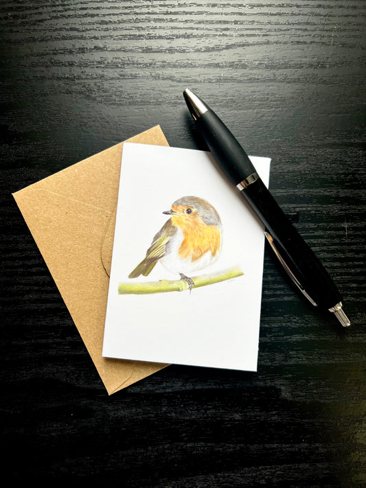 Notelet card ‘The Visitor’